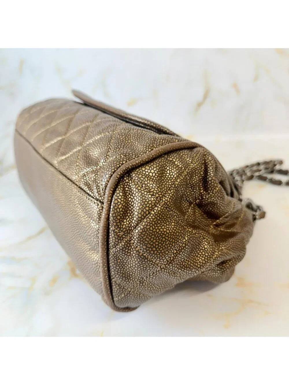 Chanel Quilted CC Logo Chain Shoulder